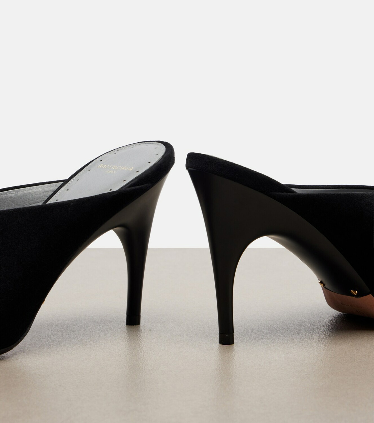 Balenciaga Duchesse suede mules