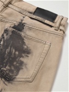 Acne Studios - 1991 Toj Straight-Leg Belted Tie-Dyed Jeans - Neutrals