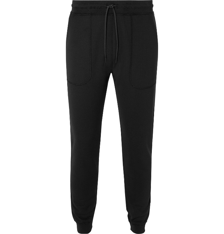 Photo: Reigning Champ - Slim-Fit Tapered Polartec Power Air Sweatpants - Black