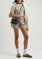 Extreme Cashmere N°337 Boy Cotton and Cashmere-blend Shorts - Beige - One Size
