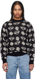 Billionaire Boys Club Black Diamonds & Dollars Knit Sweater