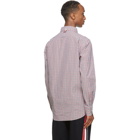 Thom Browne Multicolor Check Straight Fit Shirt
