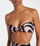Pucci Marmo bandeau bikini top