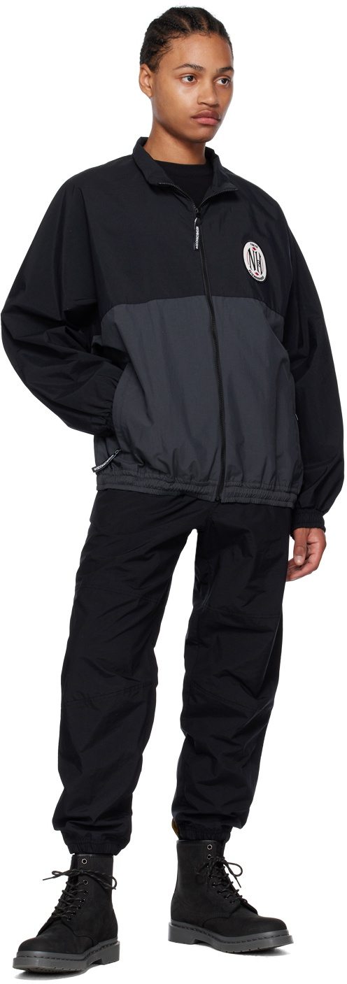 Neighborhood Black Bicolor Track Jacket Neighborhood