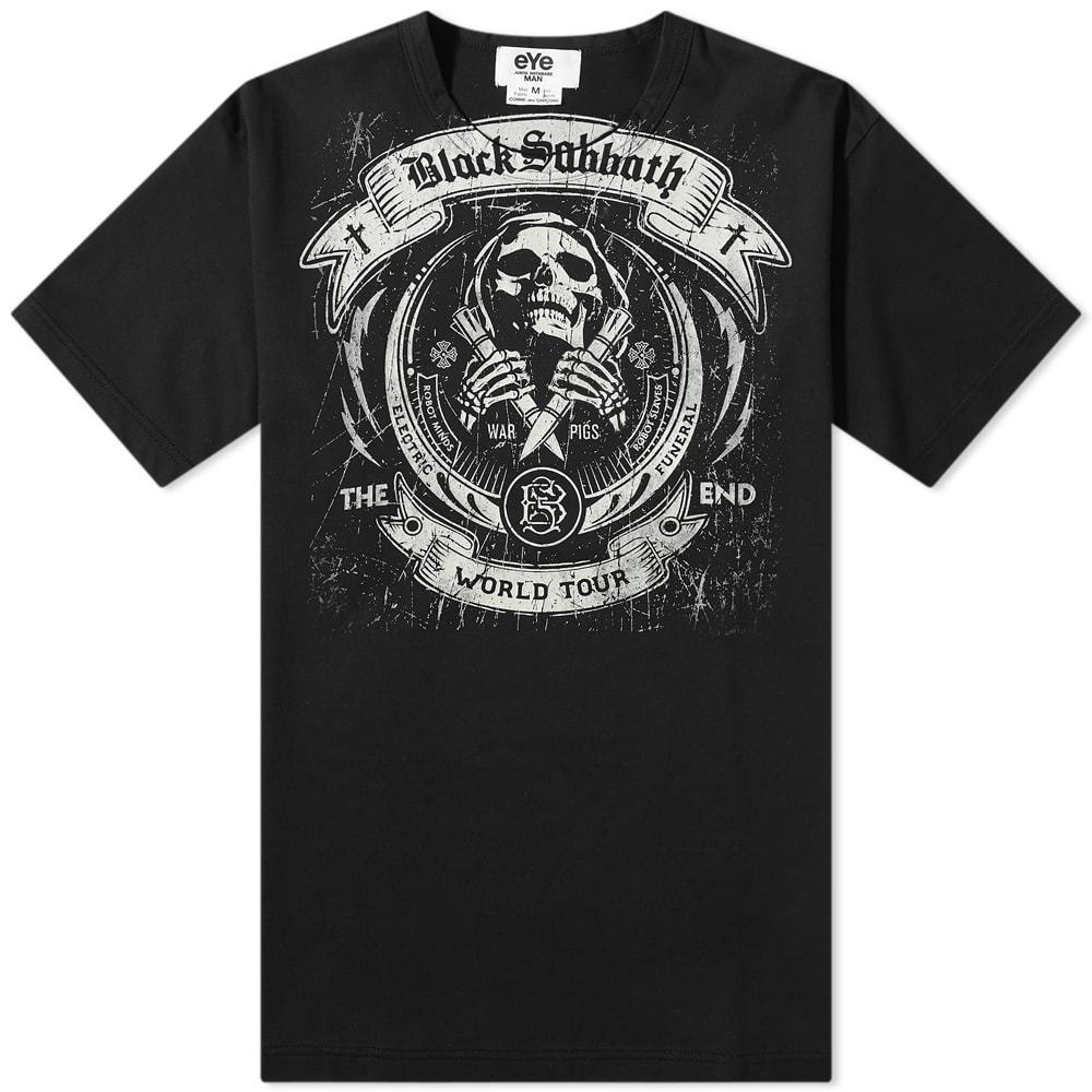 Junya Watanabe MAN x eYe Black Sabbath Tour Tee Junya Watanabe