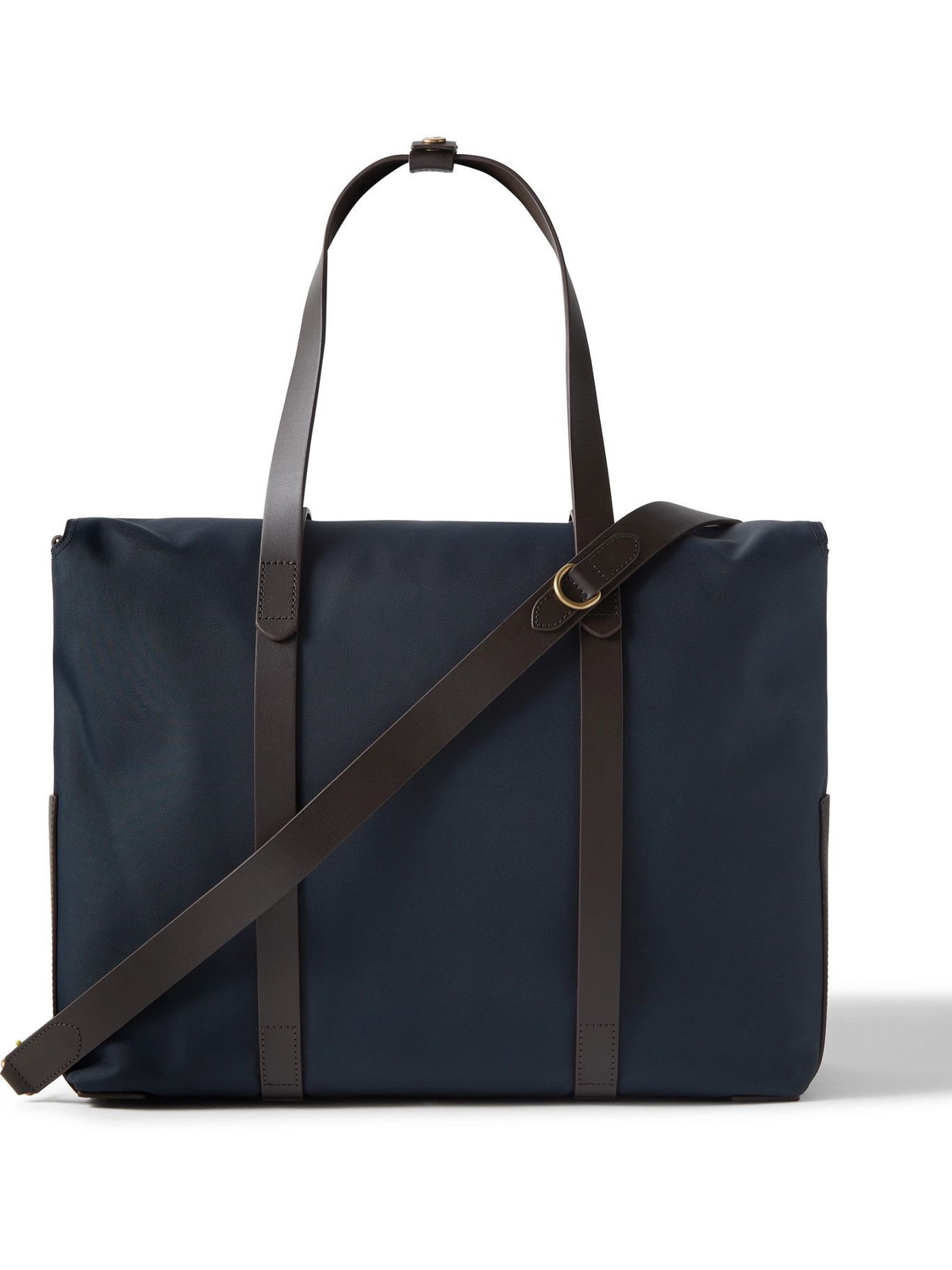 MISMO - Mega Leather-Trimmed Nylon Holdall Mismo