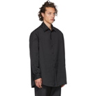 Valentino Black Semiover Fit Shirt