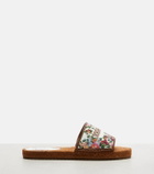 Dolce&Gabbana Floral espadrille slides