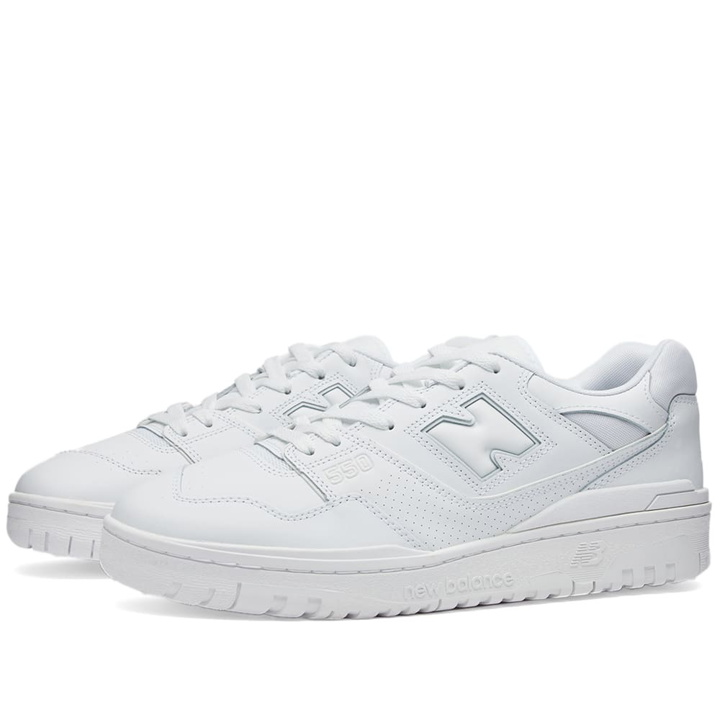 Photo: New Balance Men's BB550WWW Sneakers in White