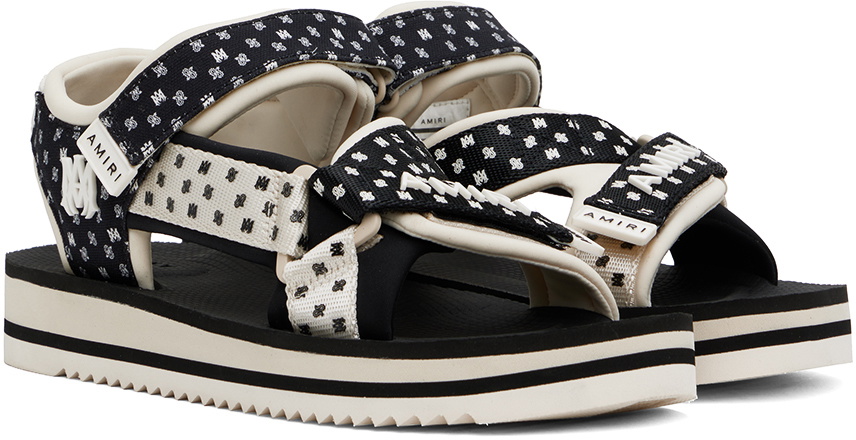 【AMIRI】男性 MA PAISLEY SANDAL サンダル AMFOSD1002-218 AMIRI Black & Off-White 'MA' Paisley Sandals Amiri