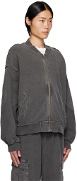 JieDa Gray MA-1 Sweatshirt