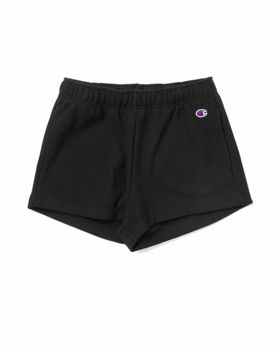 Photo: Champion Wmns Reverse Weave Shorts Black - Womens - Casual Shorts