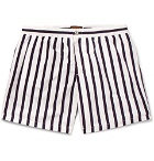 Tod's - Short-Length Striped Swim Shorts - Men - Navy