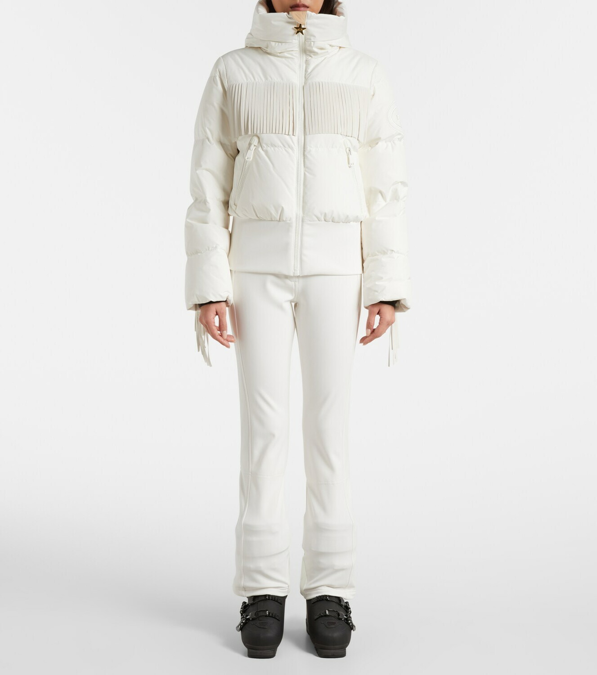 Goldbergh Marna fringed down ski jacket