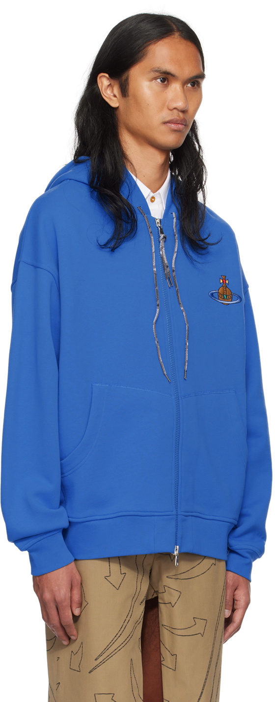 Vivienne Westwood Blue Rugged Hoodie