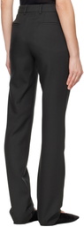 Rier Black Fitted Trousers