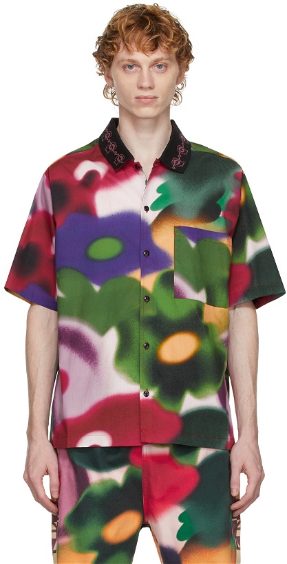 Photo: Brain Dead Multicolor Poplin Short Sleeve Shirt