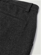 Brunello Cucinelli - Straight-Leg Wool Cargo Trousers - Gray