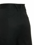DEVEAUX Lizzy Cotton Twill Wide Leg Pants