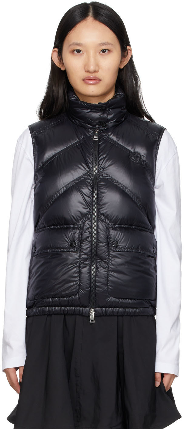 Moncler Black Down Hossegor Vest Moncler