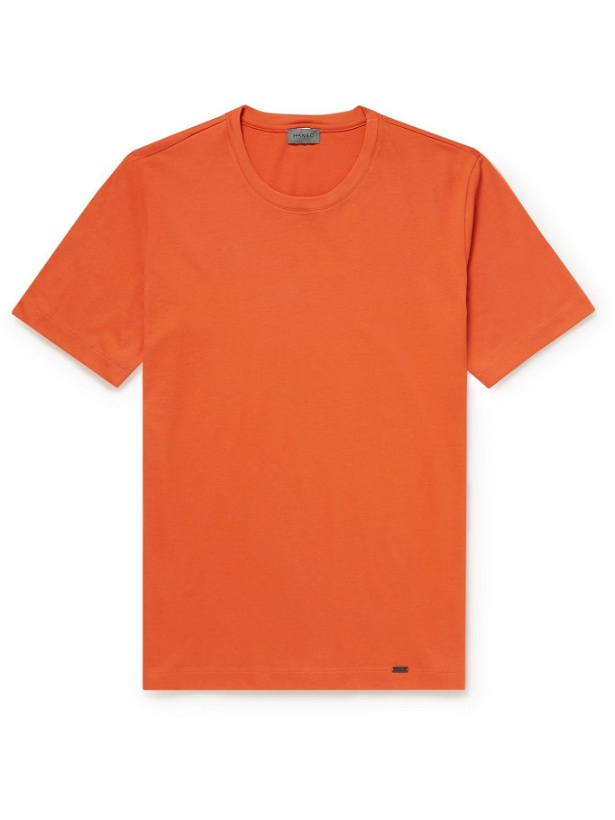 Photo: HANRO - Living Cotton-Jersey T-Shirt - Orange