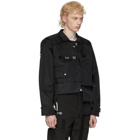 Heliot Emil Black Layered Jacket