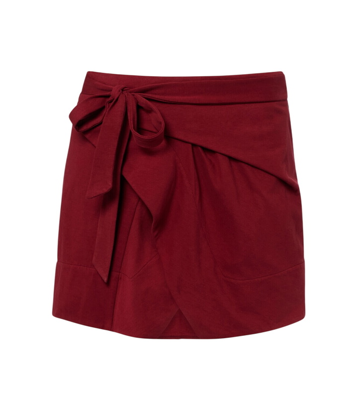 Photo: Isabel Marant Berenice draped cotton wrap skirt