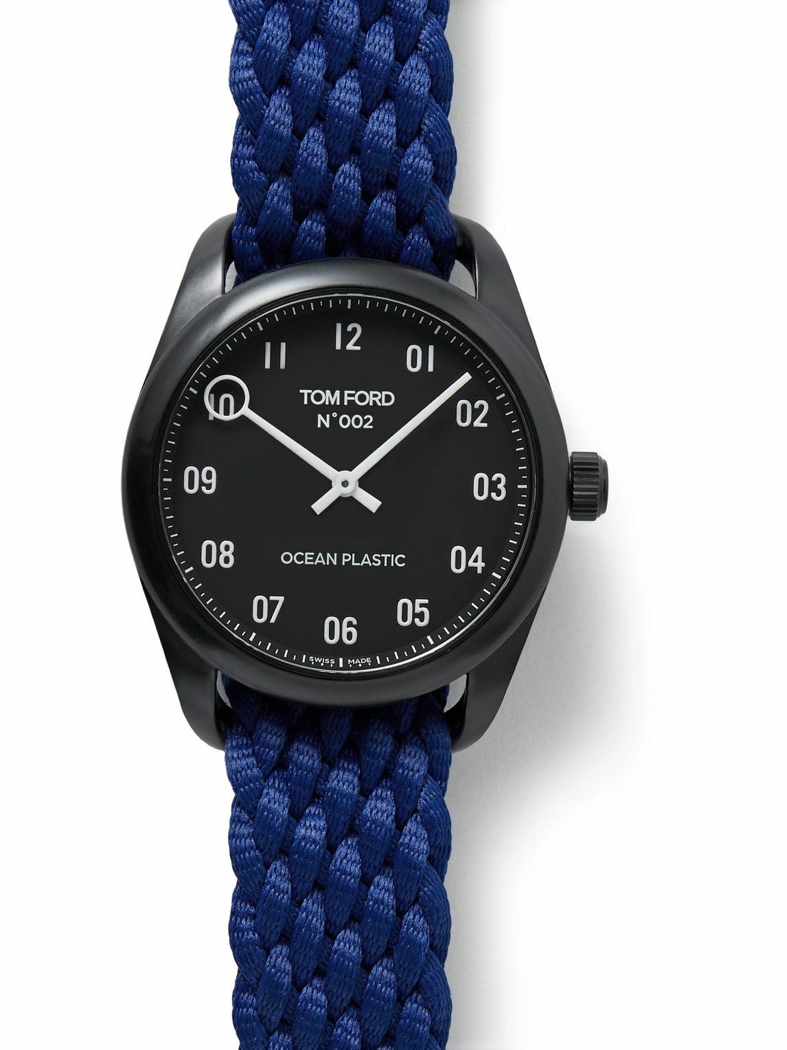 Photo: TOM FORD Timepieces - 002 40mm Ocean Plastic and Recycled-Canvas Watch