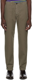 PS by Paul Smith Khaki Patch Trousers