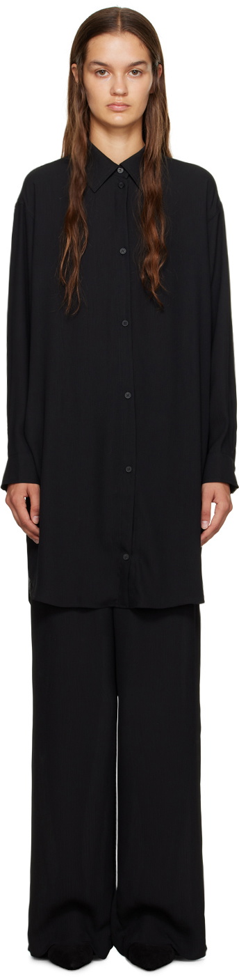 Han Kjobenhavn Black Fluid Shirt