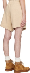 Fear of God ESSENTIALS Beige Drawstring Shorts