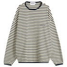 Anglan Men's Striped Long Sleeve in Navy