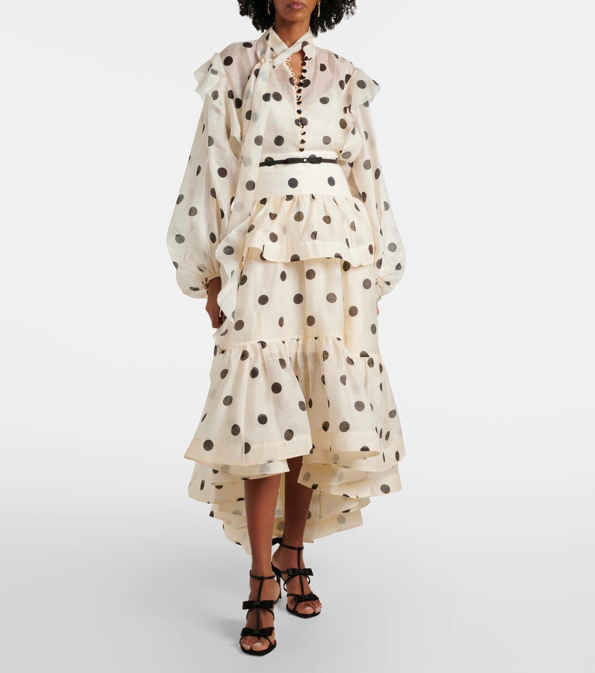 スカート ZIMMERMANN PRINTED LINEN PENCIL SKIRT Crush Layered Pencil Skirt Mint Online | Zimmermann