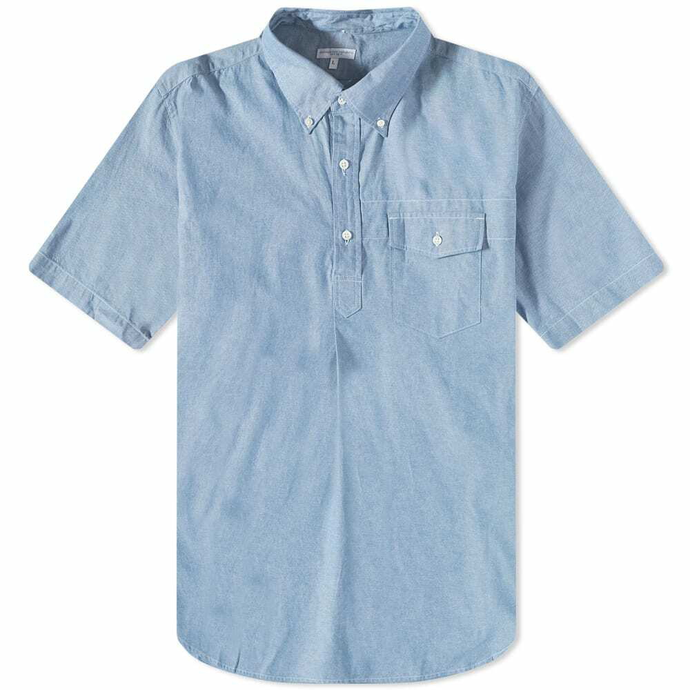 Engineered Garments Men's Popover Button Down Short Sleeve Shirt in ...