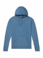 Peter Millar - Lava Wash Stretch-Cotton and Modal-Blend Jersey Hoodie - Blue