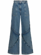 THE ATTICO Mid Rise Baggy Jeans