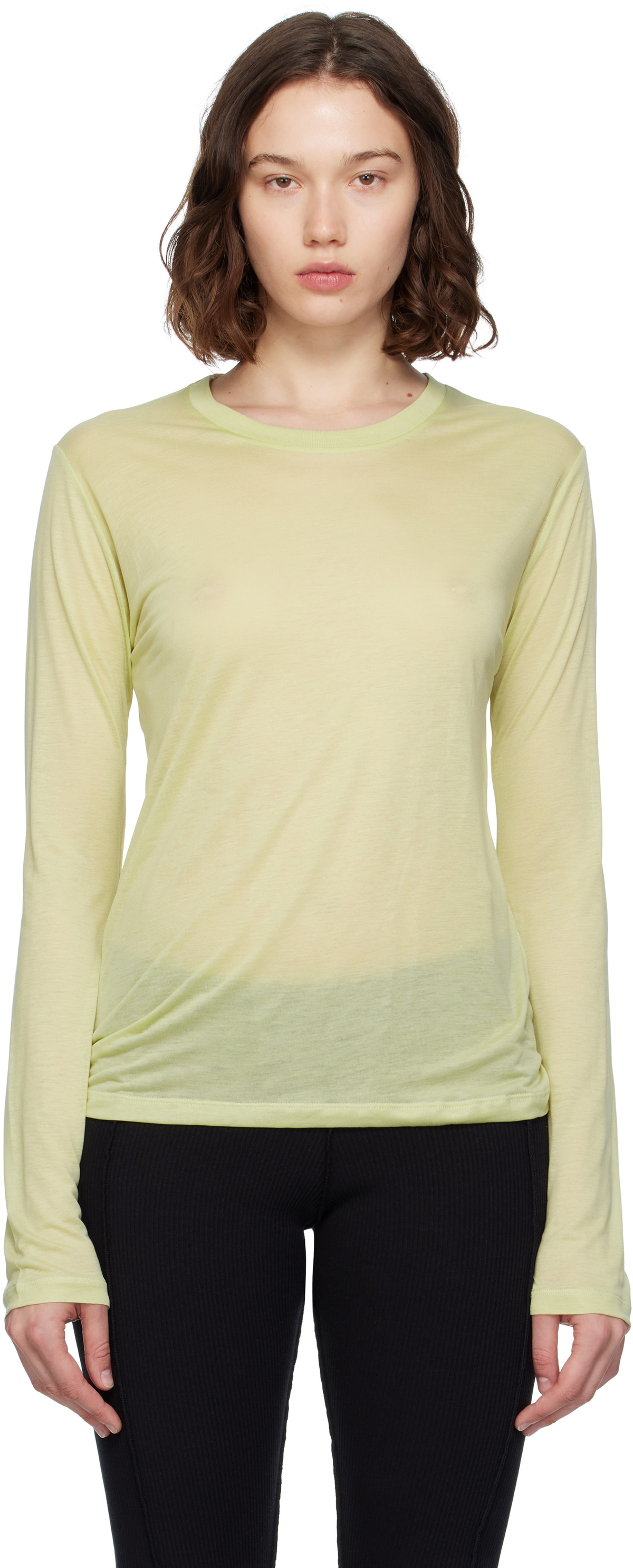Baserange Green Long Sleeve T-shirt Baserange