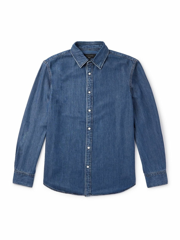 Photo: Rag & Bone - Finch Denim Shirt - Blue