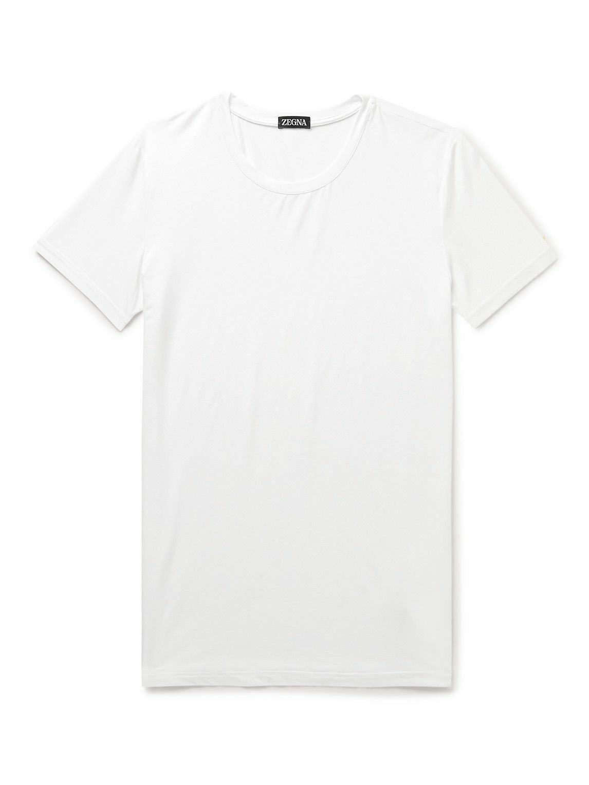 Tシャツ・カットソー ZEGNA Men T-shirt White N3M201690 105 Linen T-shirt in white - Zegna | Mytheresa