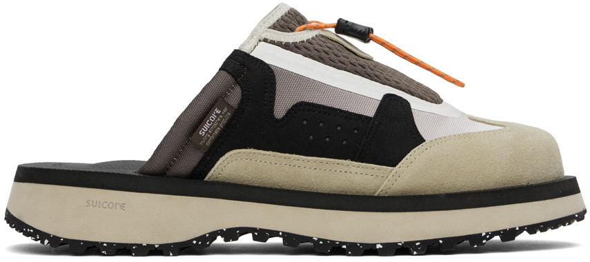 【関税込み】Suicoke ベージュ＆グレー BOMA-ab ミュール SUICOKE Beige & Brown BOMA-ab Mules Suicoke