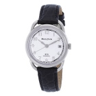 Bulova Commodore Automatic White Dial Ladies Watch 96M152