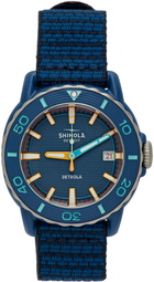 Shinola Blue Sea Creatures 3HD Watch