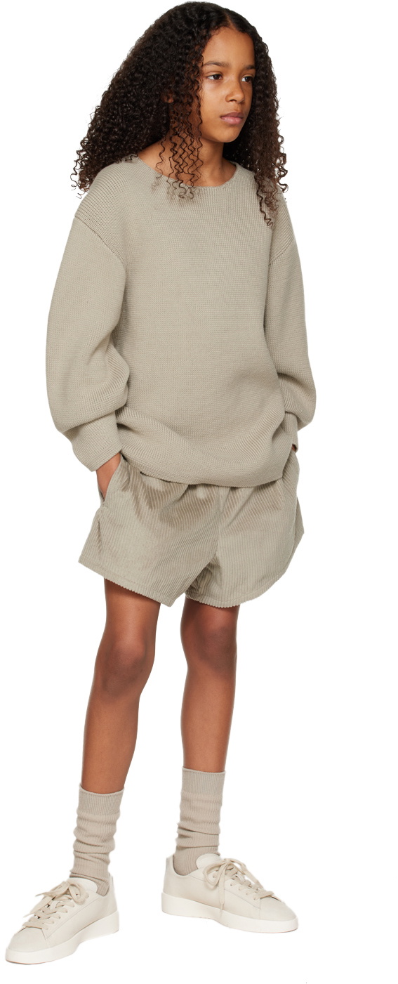 Essentials Kids Gray Drawstring Shorts