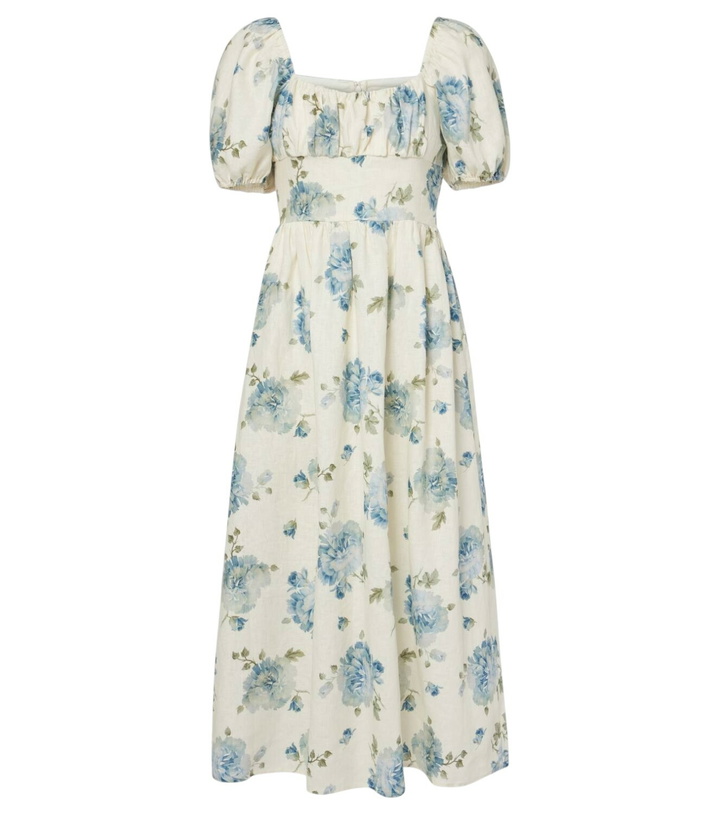 Photo: Faithfull Dalia floral linen midi dress
