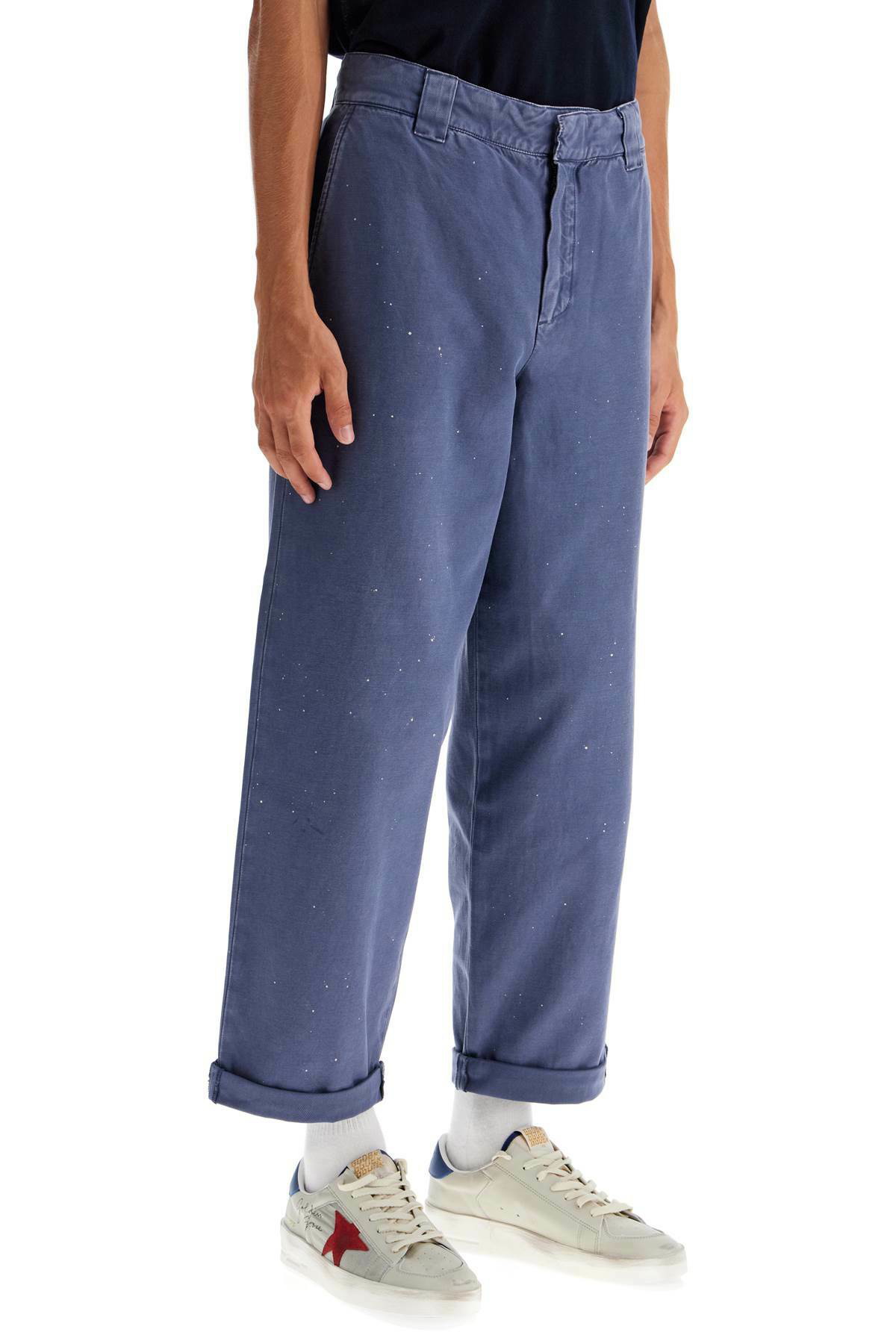 GOLDEN GOOSE 's workwear chino skate pants by Blue Golden