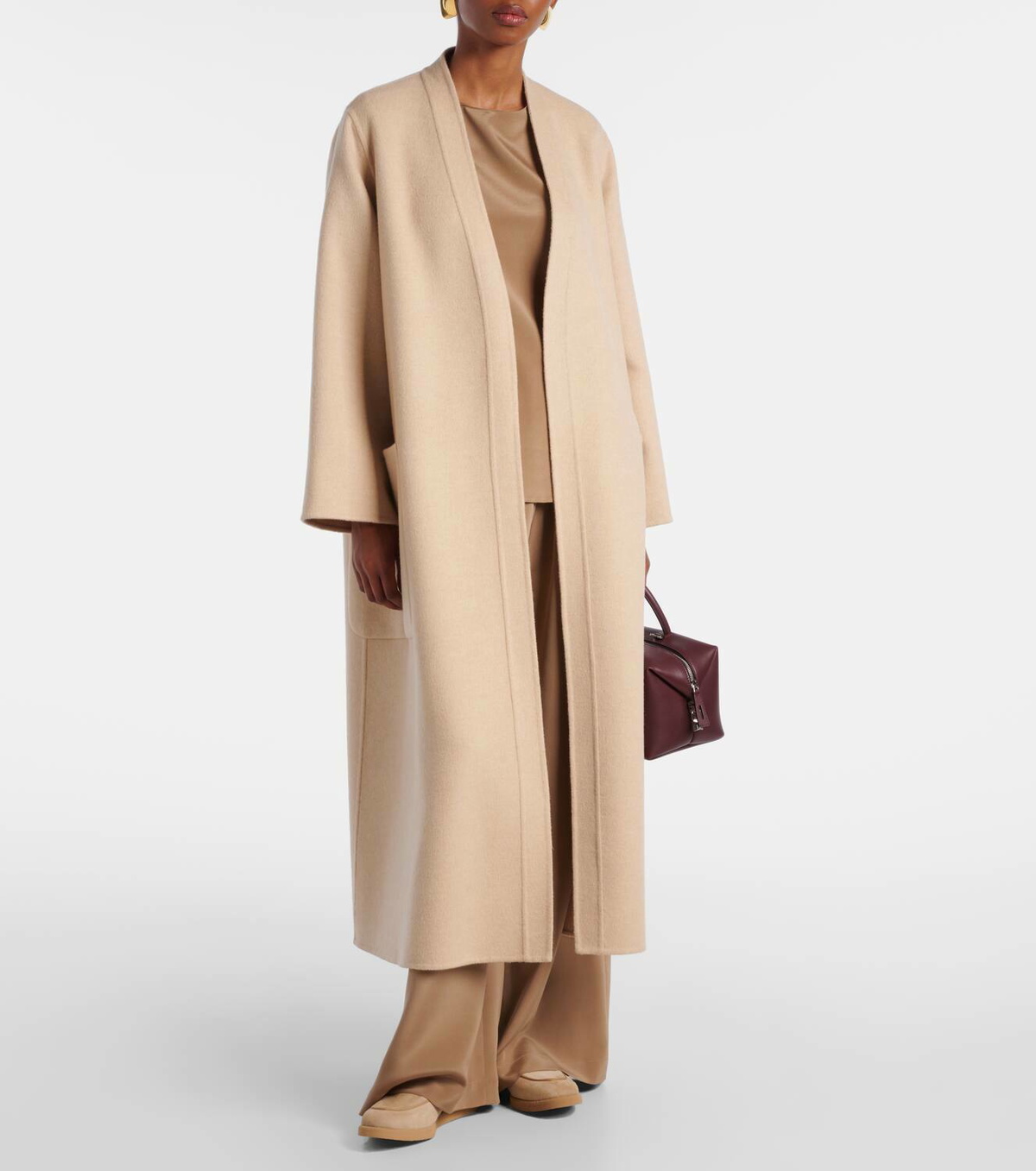 Max Mara Softymoc suede loafers