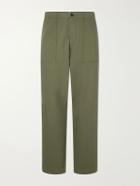 Drake's - Straight-Leg Cotton-Blend Cargo Trousers - Green