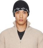 Givenchy Gray Monogram 1972 Reversible Beanie