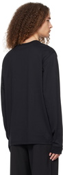 Acne Studios Black Patch Long Sleeve T-Shirt