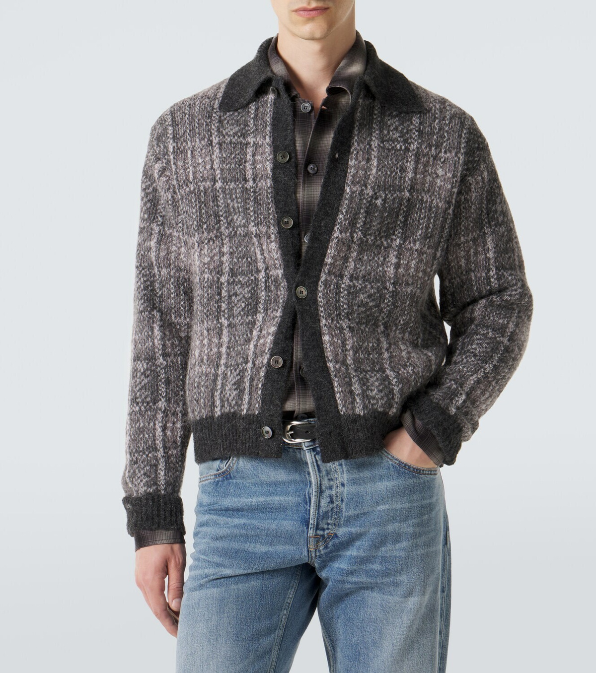 Our Legacy Evening wool and cashmere-blend cardigan